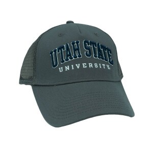 Gray Utah State University Trucker Hat